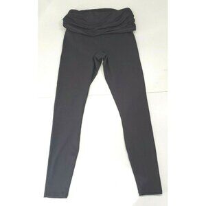 Fabletics Gray Activewear Leggings Ruched Ruffle Waist